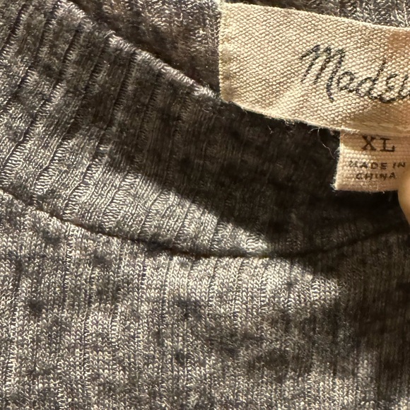 Madewell Heather Gray Knit Sleeveless Dress - Picture 3 of 3